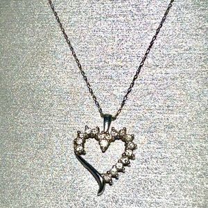 Zales Diamond Accent heart necklace